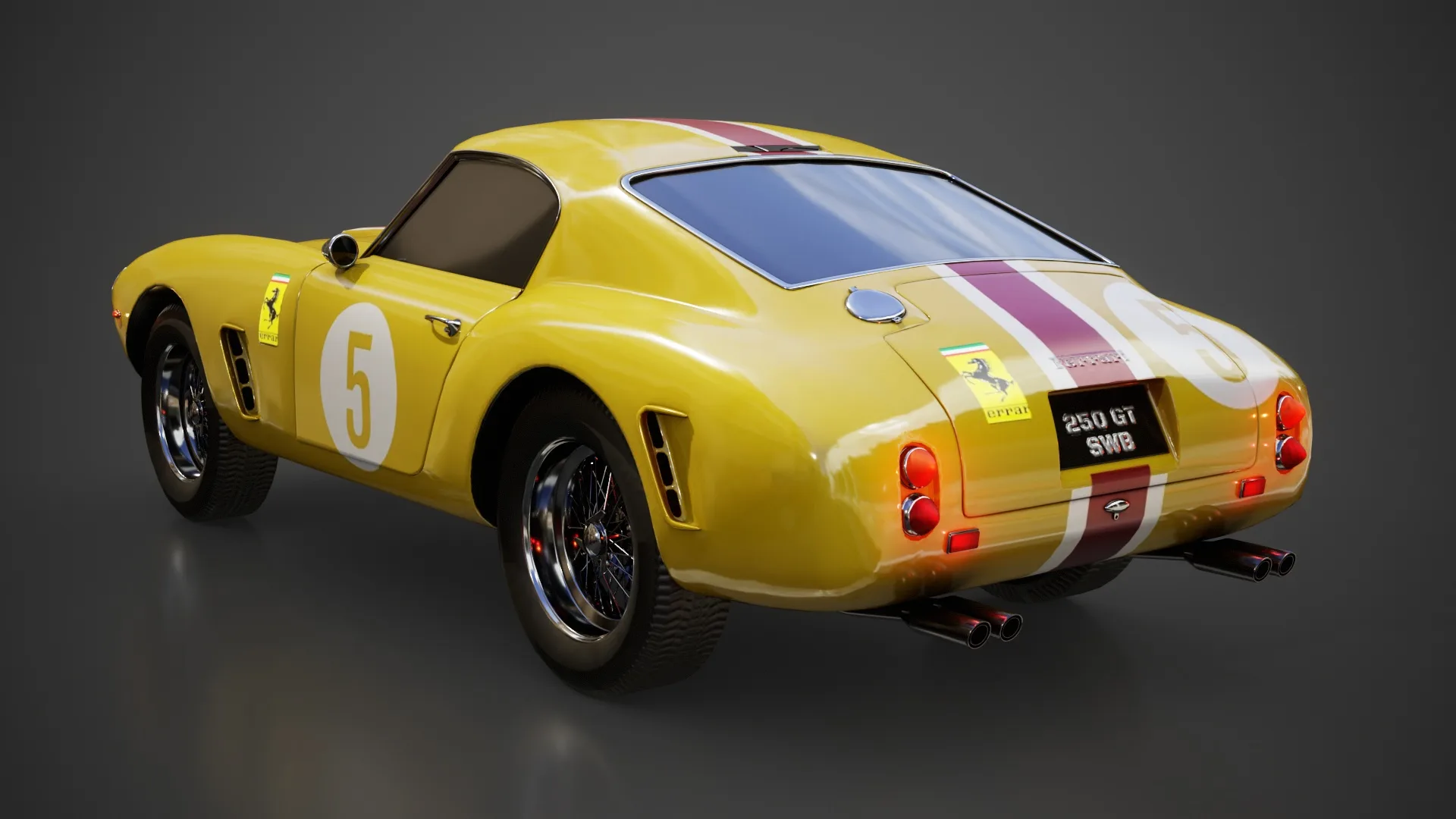 Ferrari 250GT SWB Berlinetta 3D Model