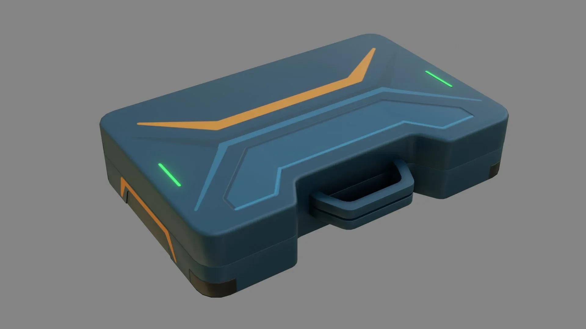 Sci-Fi Laptop - Low Poly - Game Ready - PBR