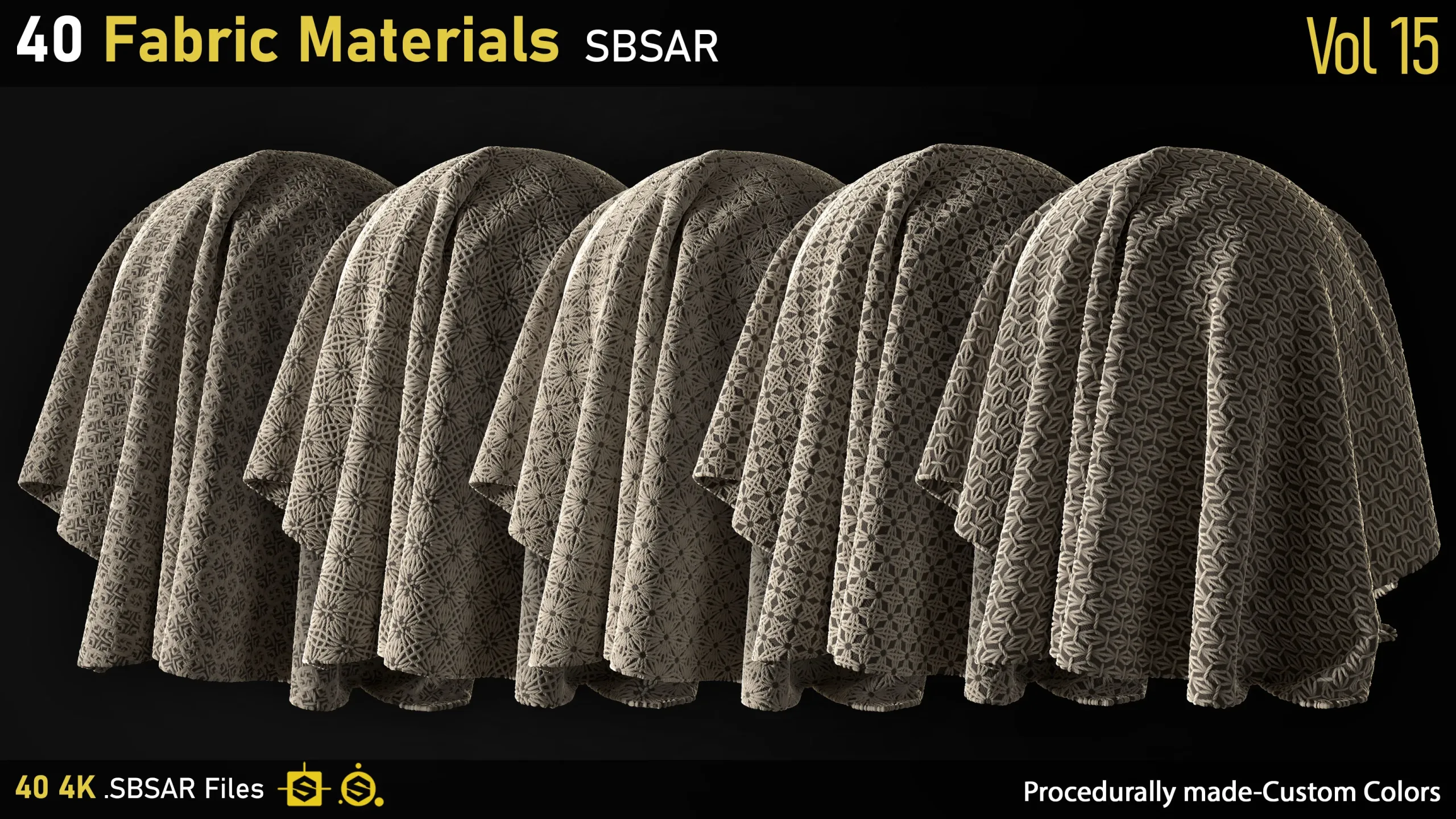 40 Fabric Materials-Vol15-SBSAR