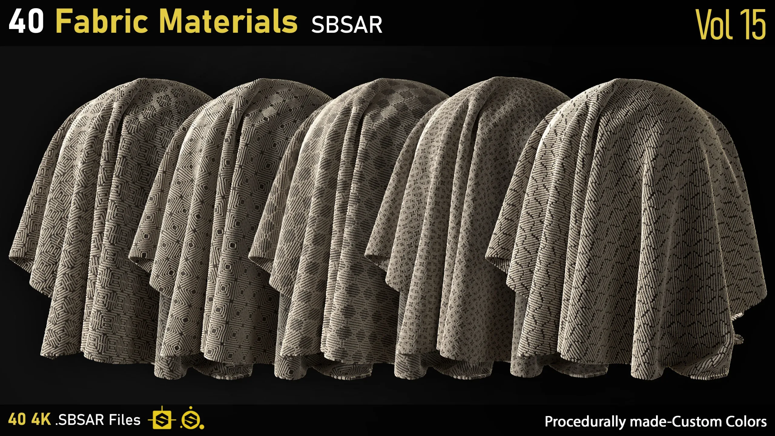 40 Fabric Materials-Vol15-SBSAR