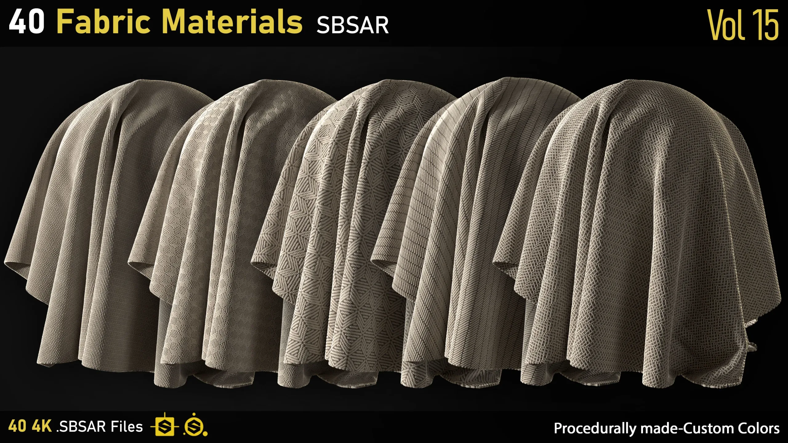 40 Fabric Materials-Vol15-SBSAR