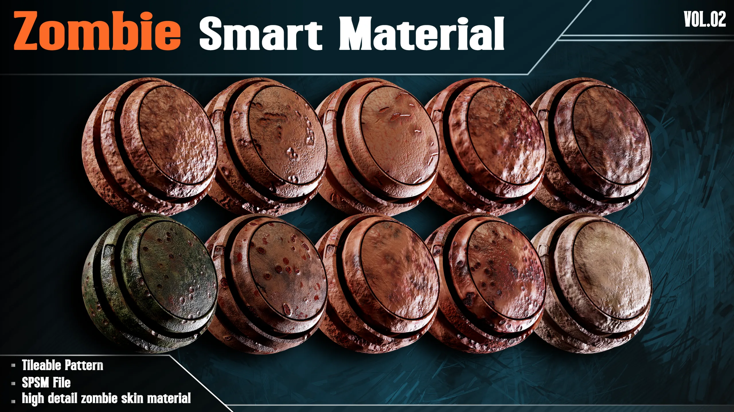 10 Zombie Smart Material - Vol.02