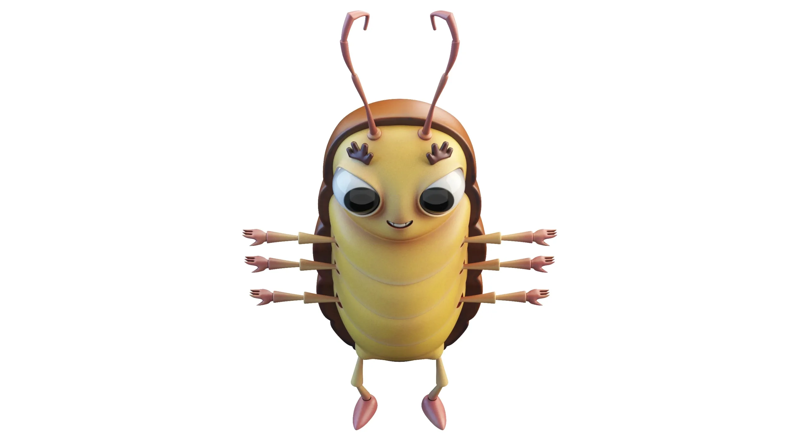 Cartoon Beetle Character