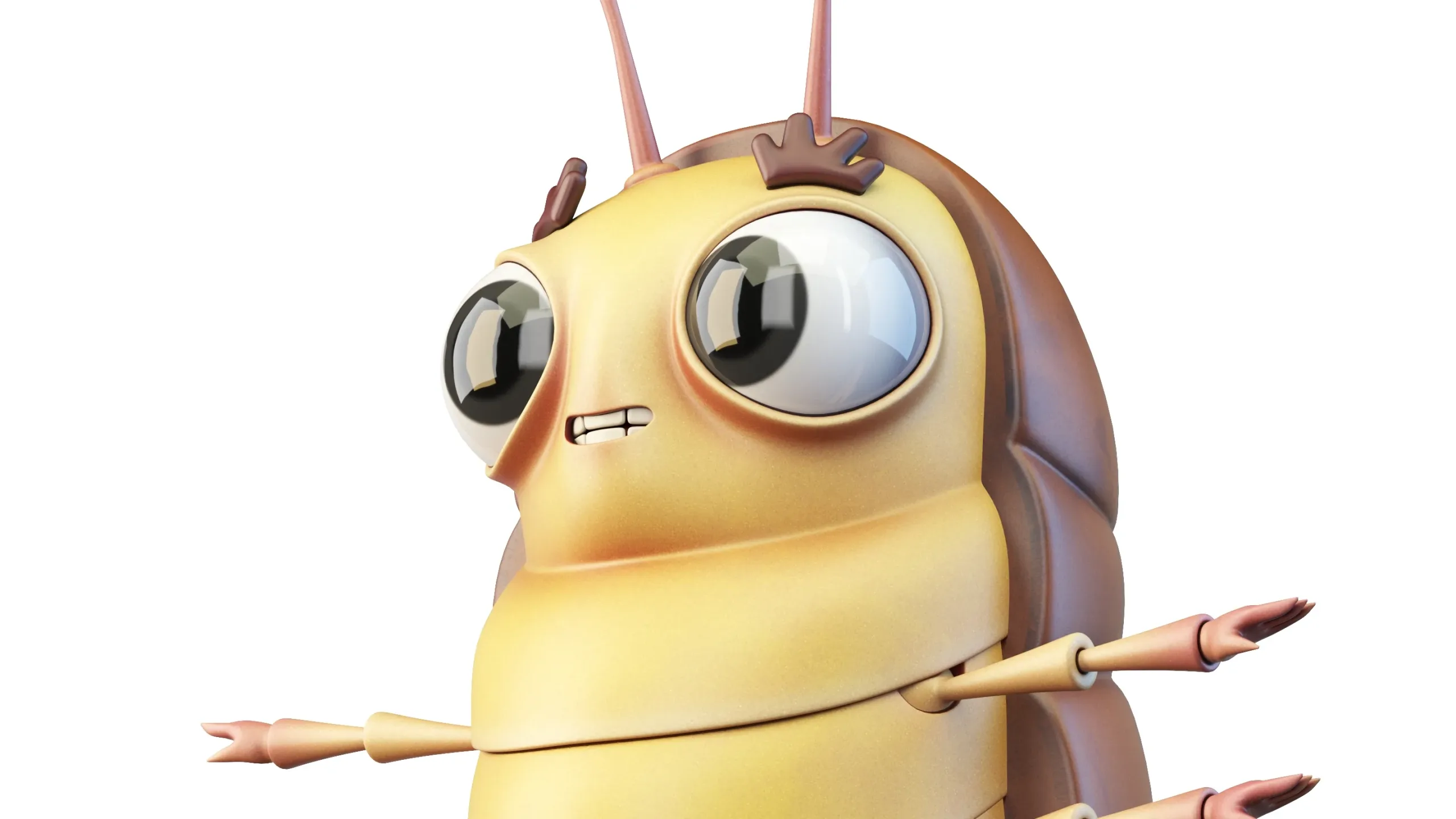 Cartoon Beetle Character