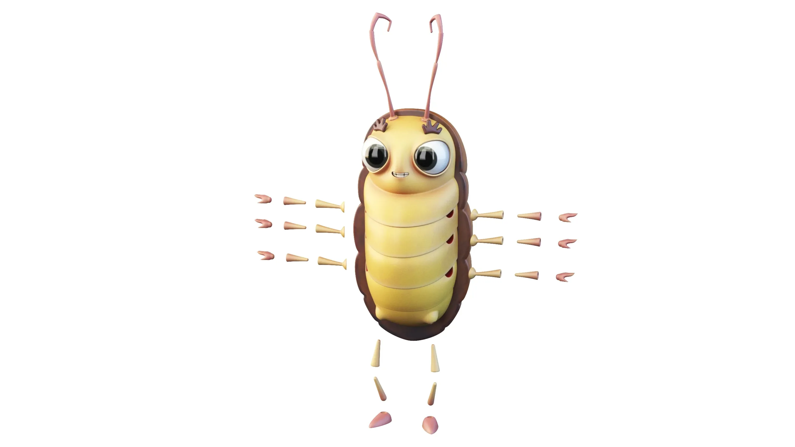 Cartoon Beetle Character