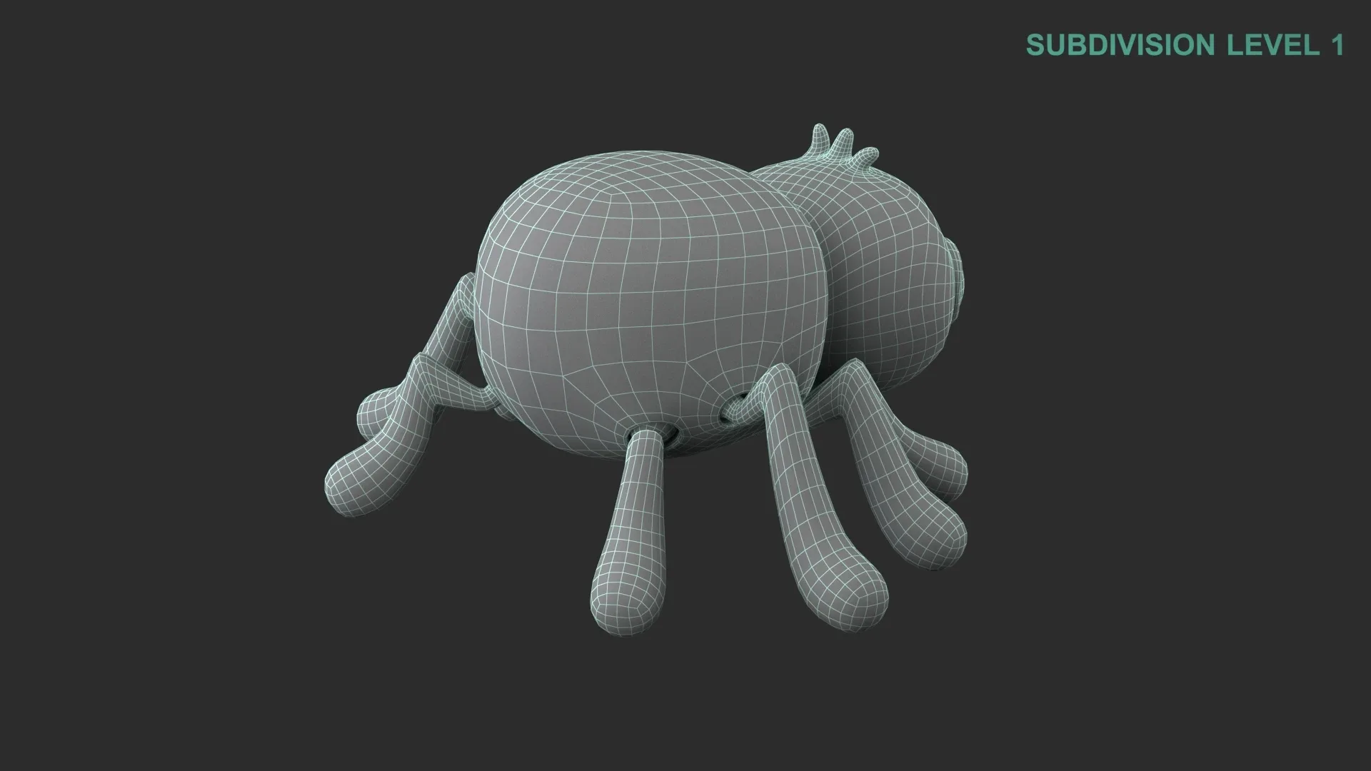 Cartoon Spider Character