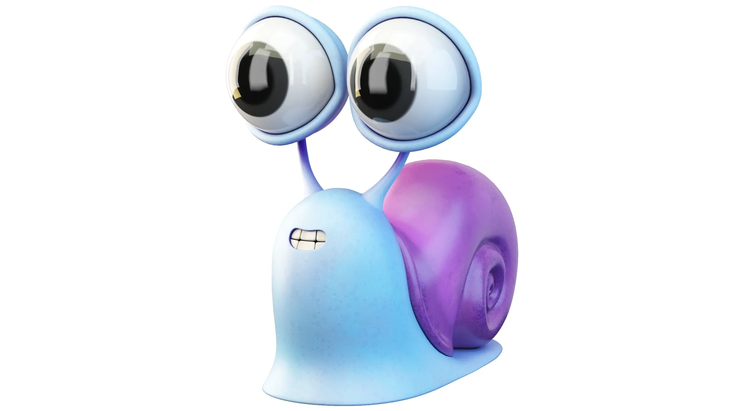 Cartoon Snail Character