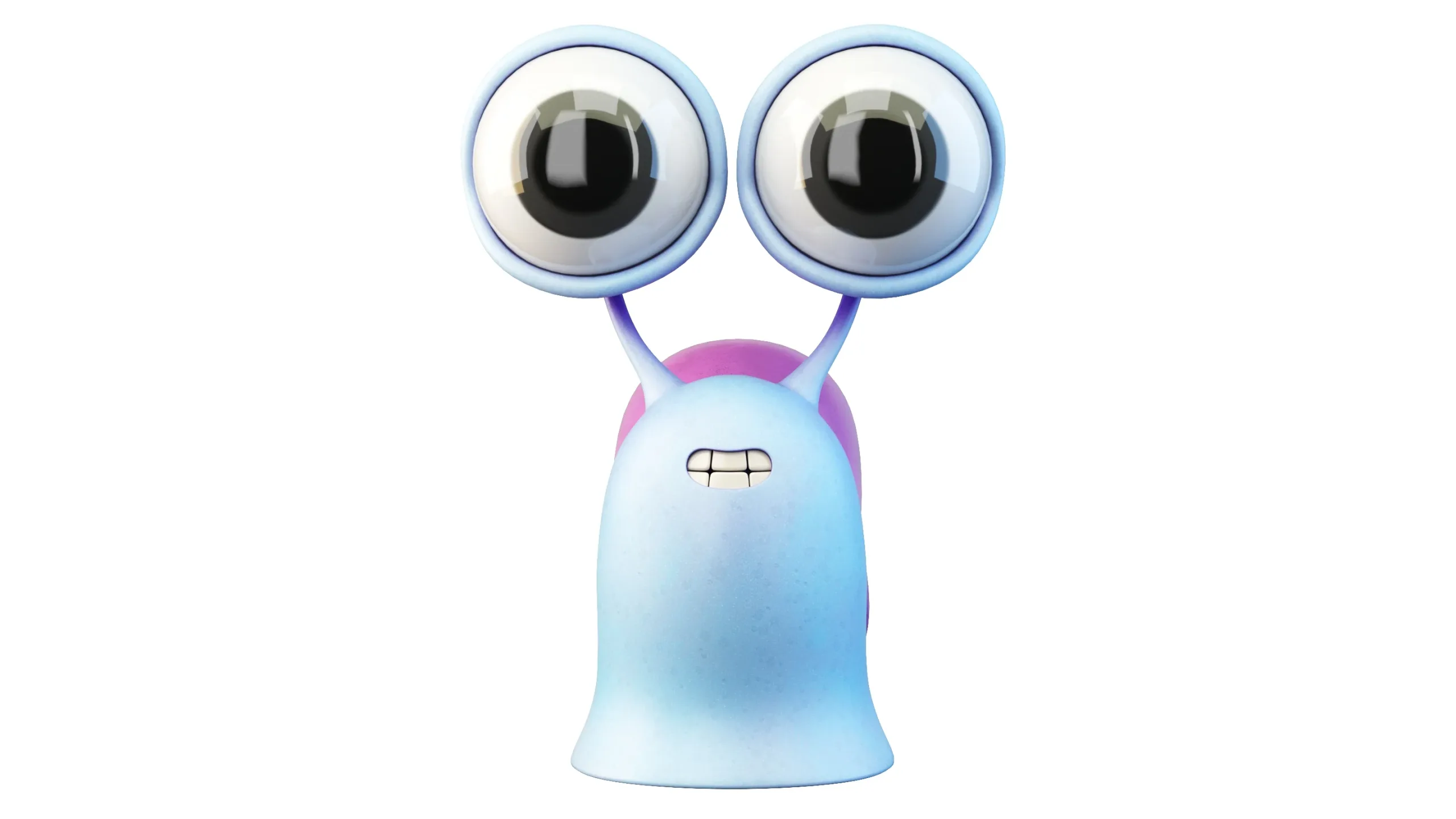 Cartoon Snail Character