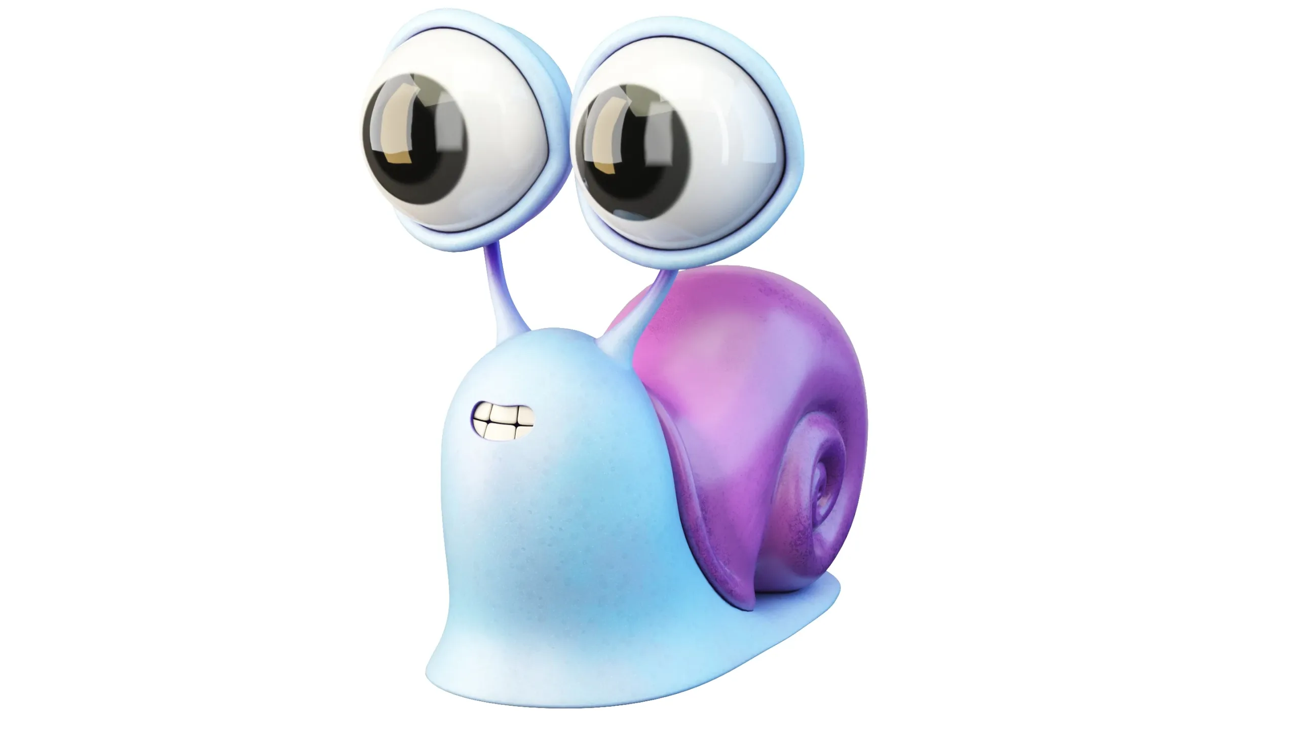 Cartoon Snail Character
