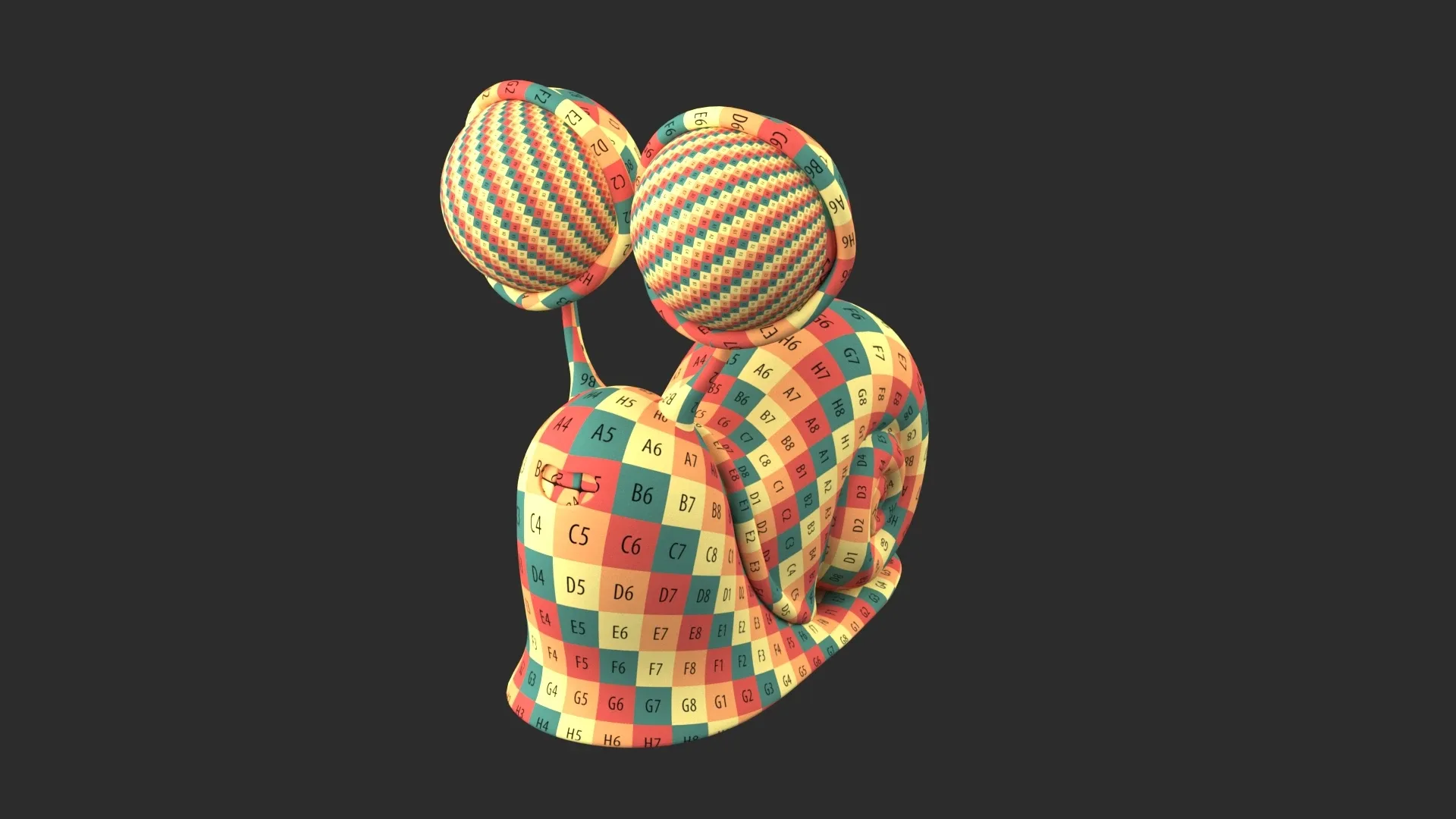 Cartoon Snail Character