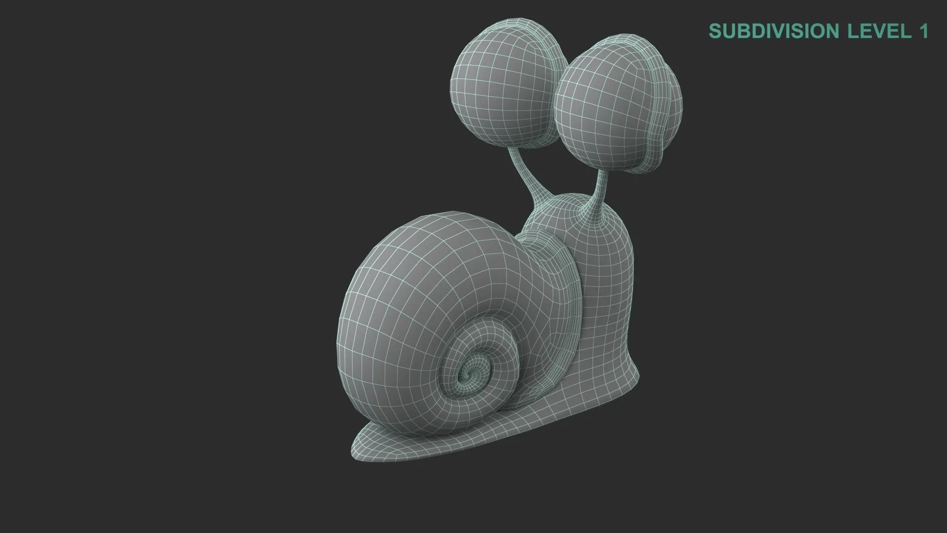 Cartoon Snail Character