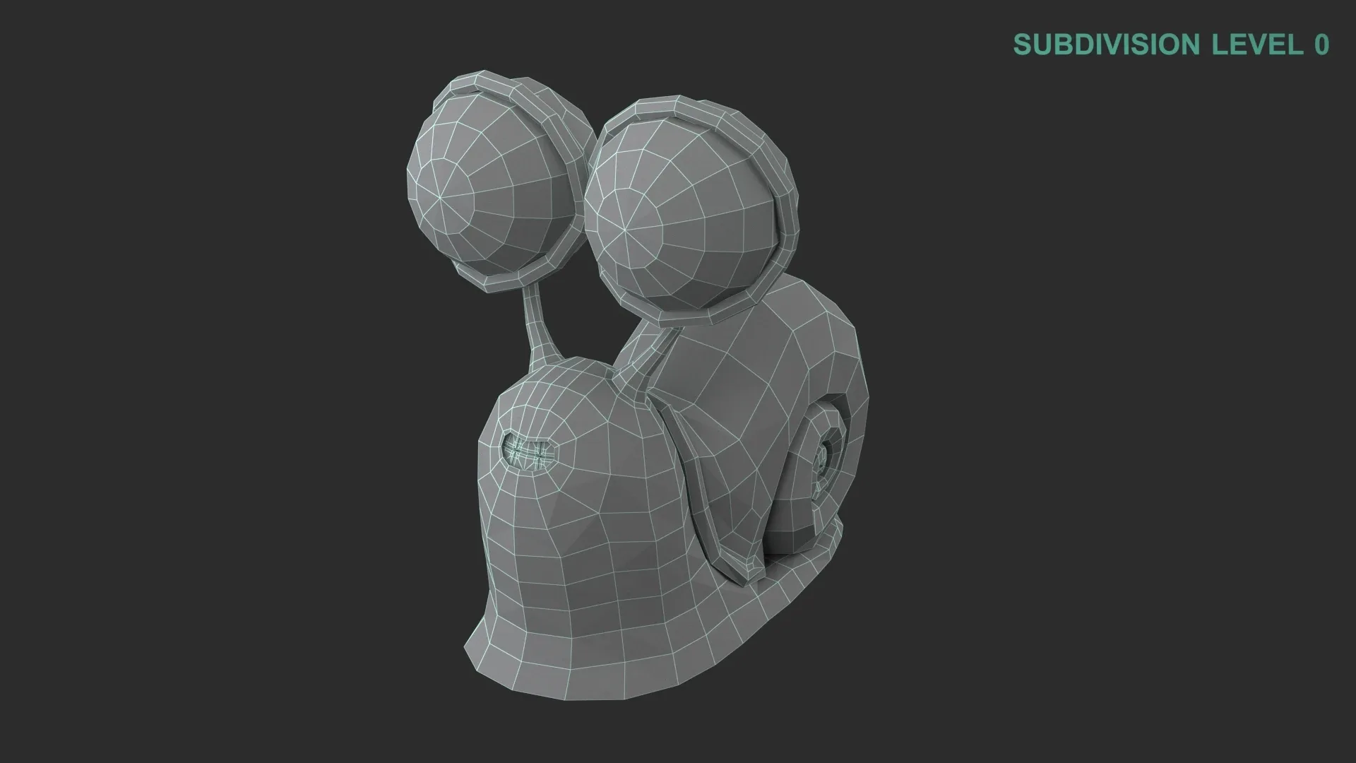 Cartoon Snail Character