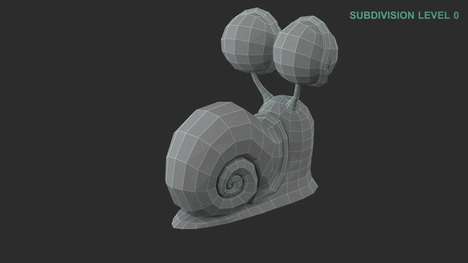 Cartoon Snail Character