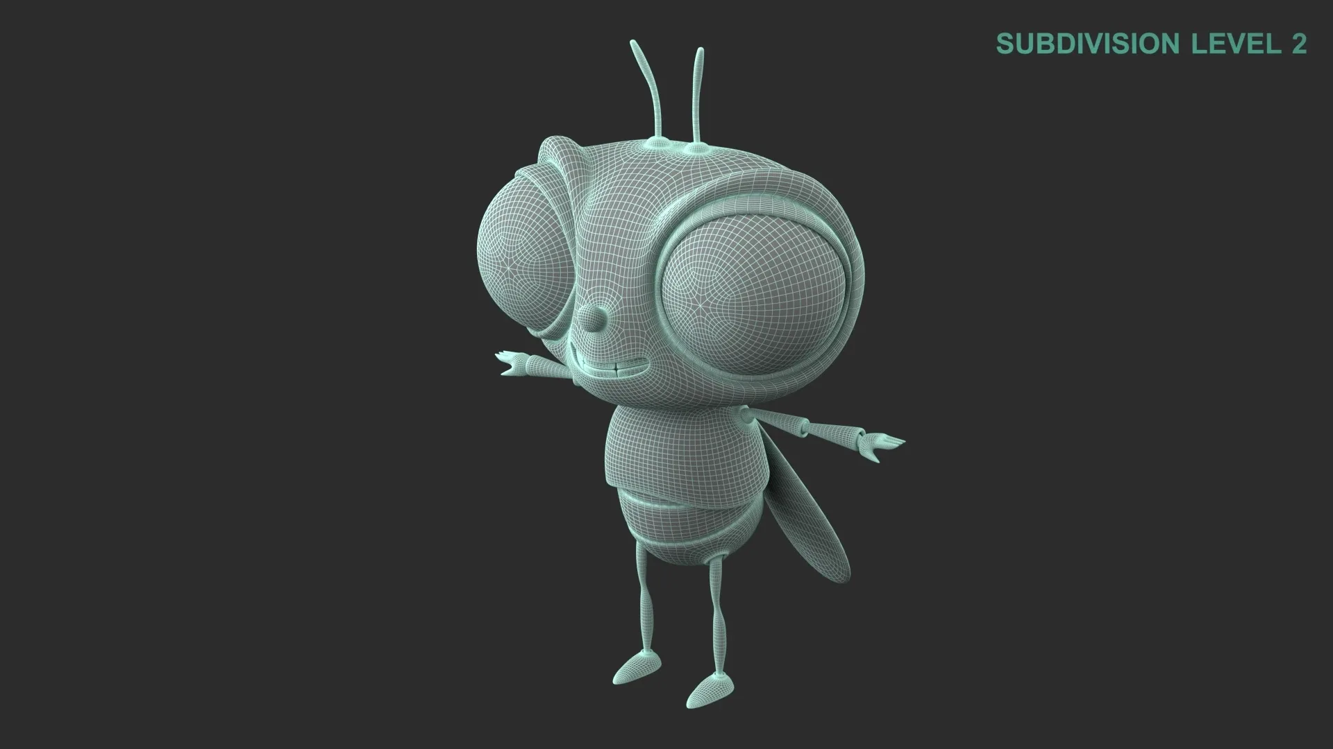 Cartoon Fly Character