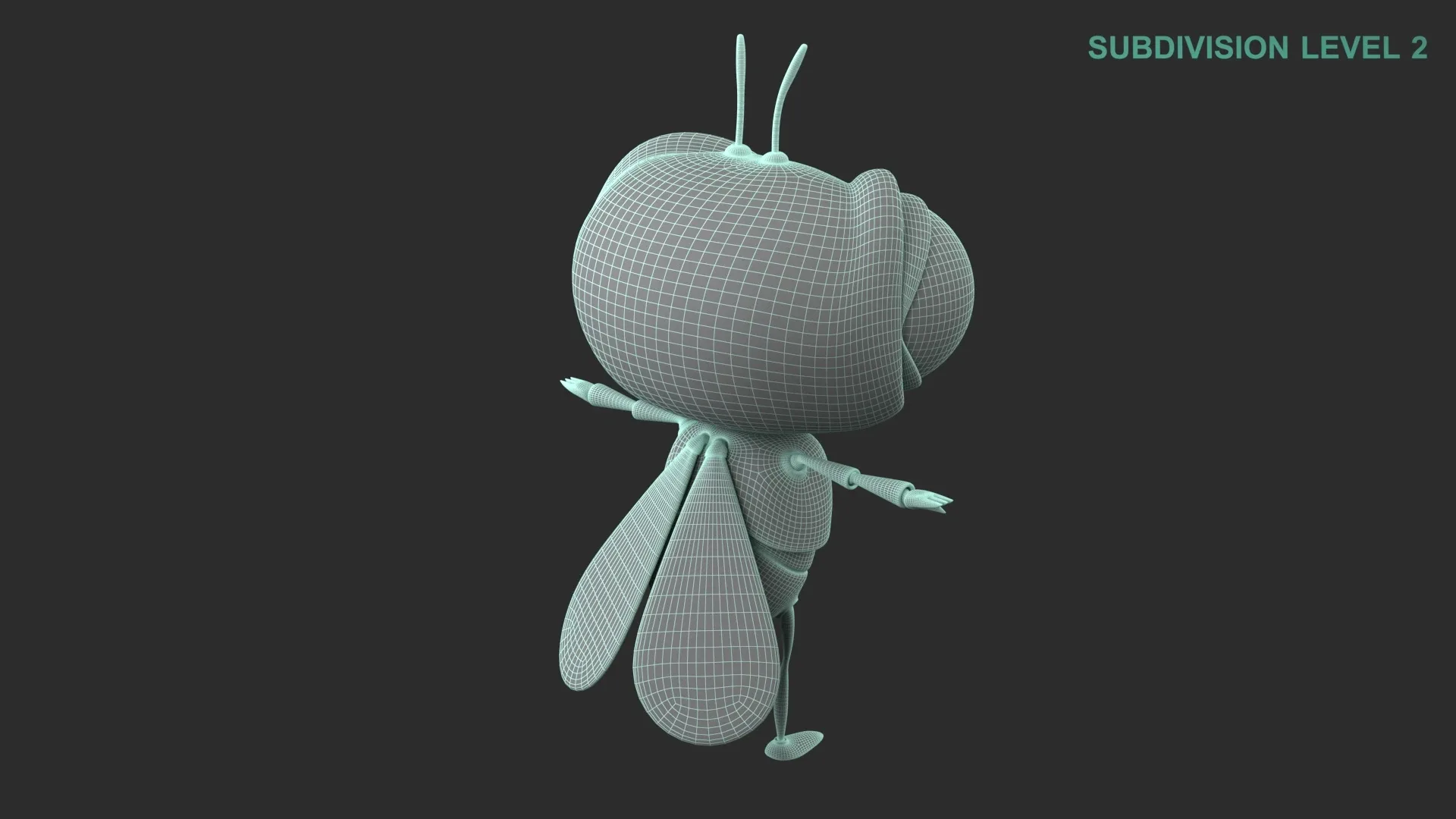 Cartoon Fly Character