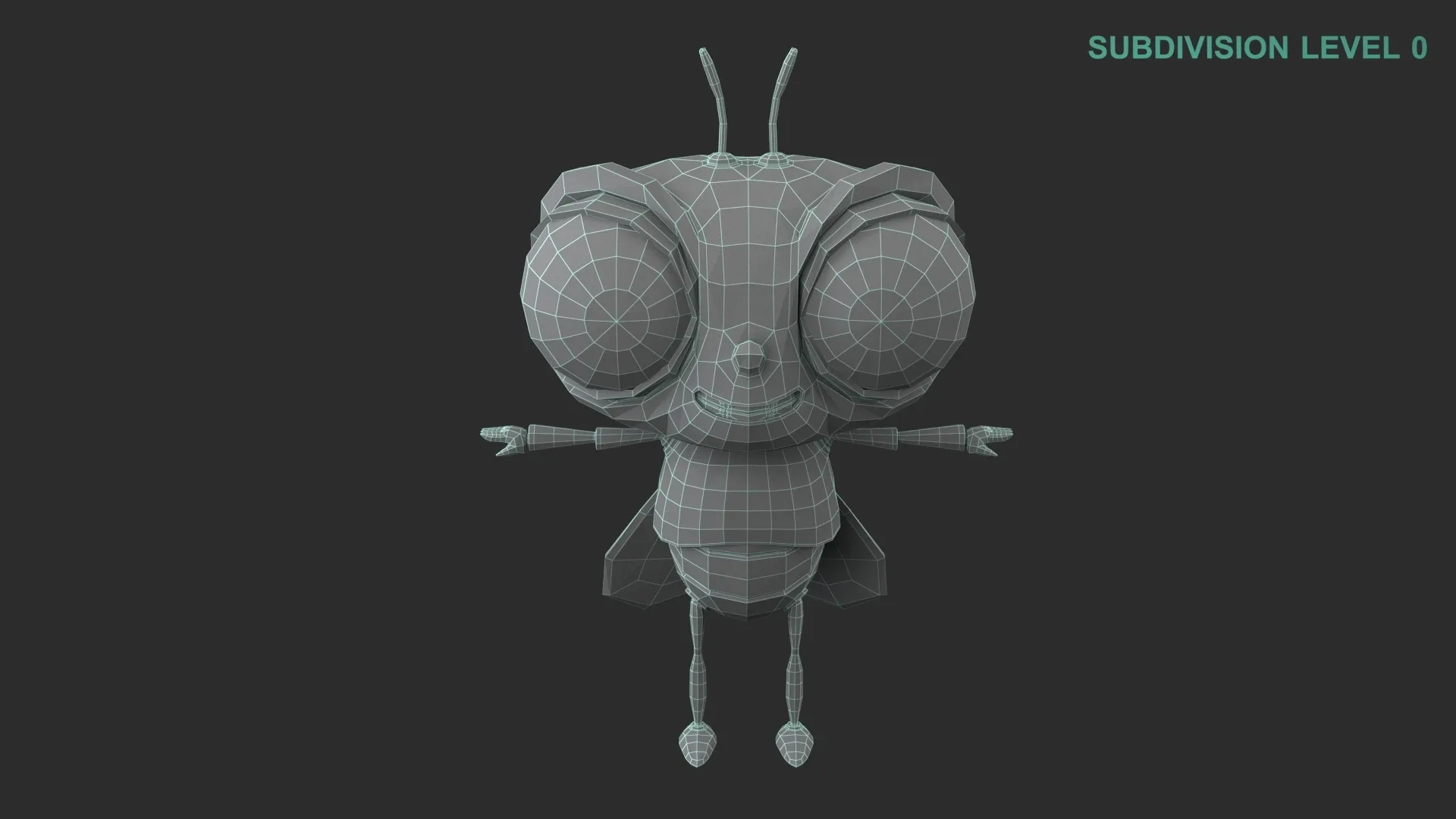 Cartoon Fly Character