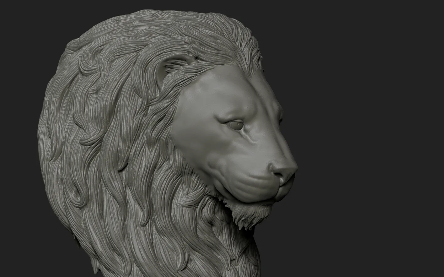 Lion Bust