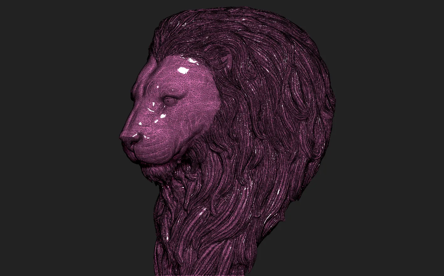 Lion Bust