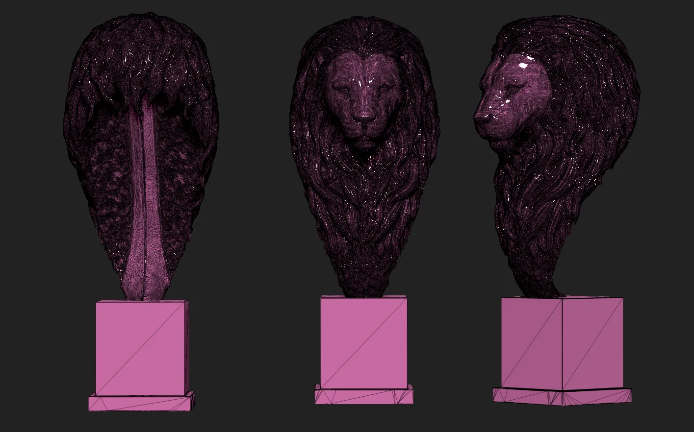 Lion Bust