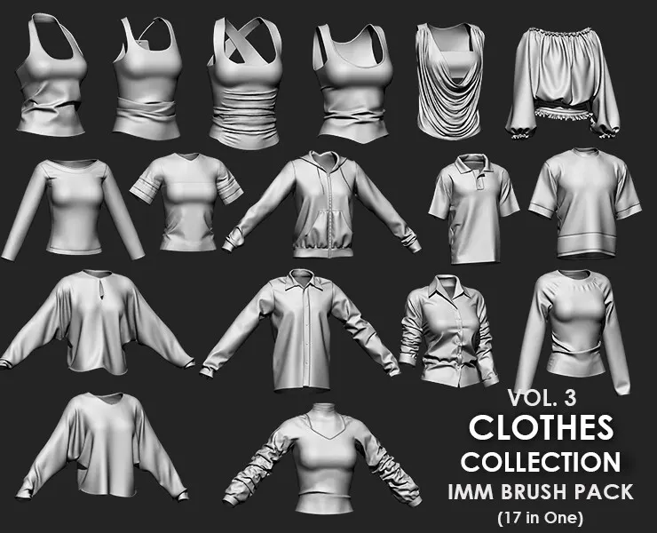 CLOTHES MEGA PACK (5 IN ONE - 111 BRUSHES)