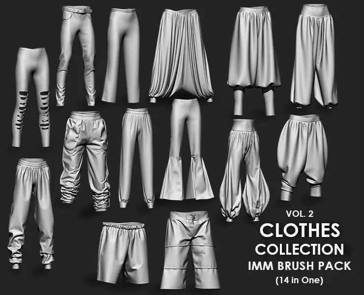 CLOTHES MEGA PACK (5 IN ONE - 111 BRUSHES)