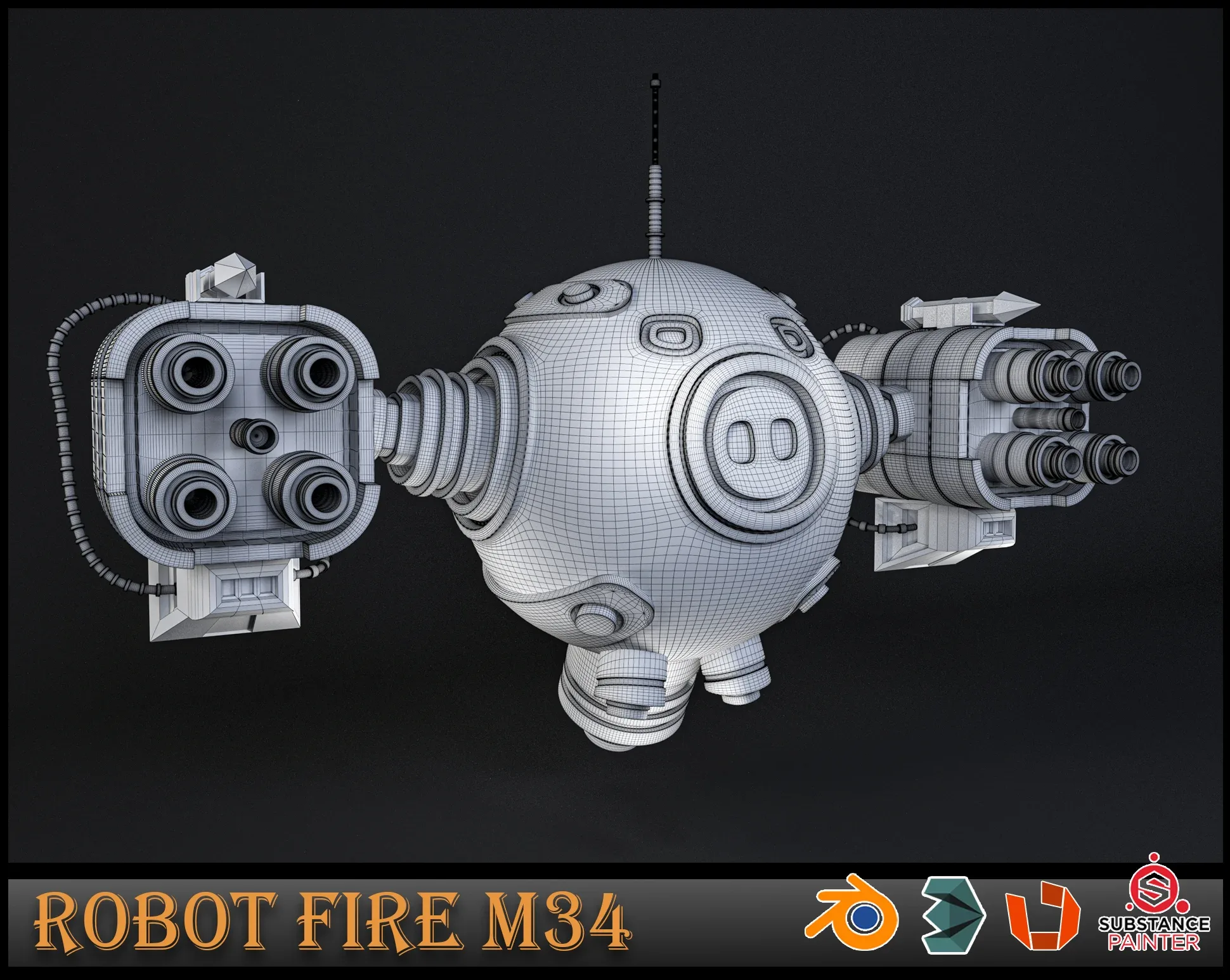 Robot Fire M34