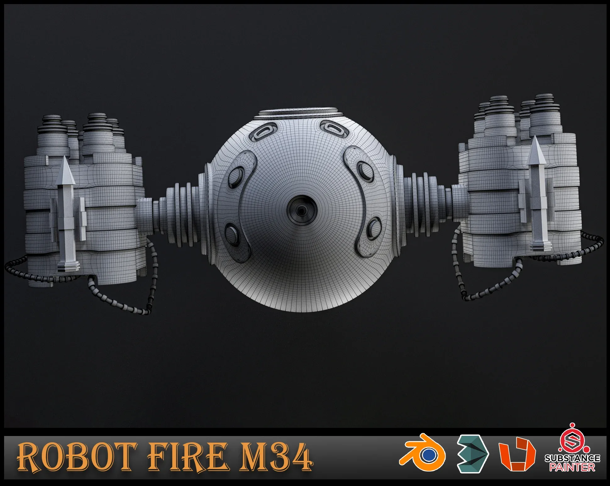 Robot Fire M34