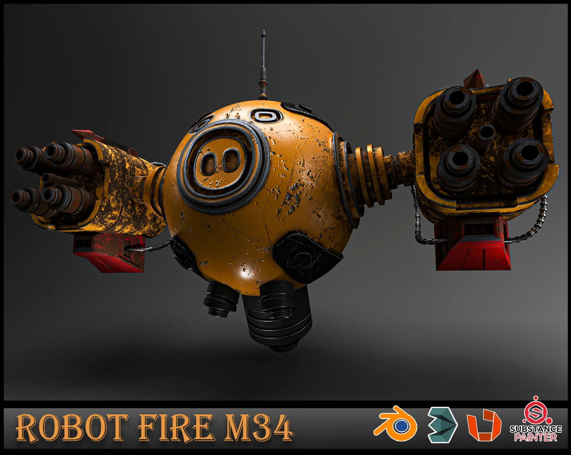 Robot Fire M34