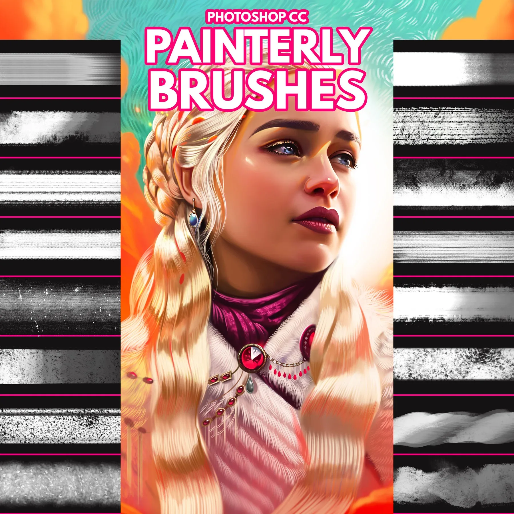 Painterly Brushes for Photoshop