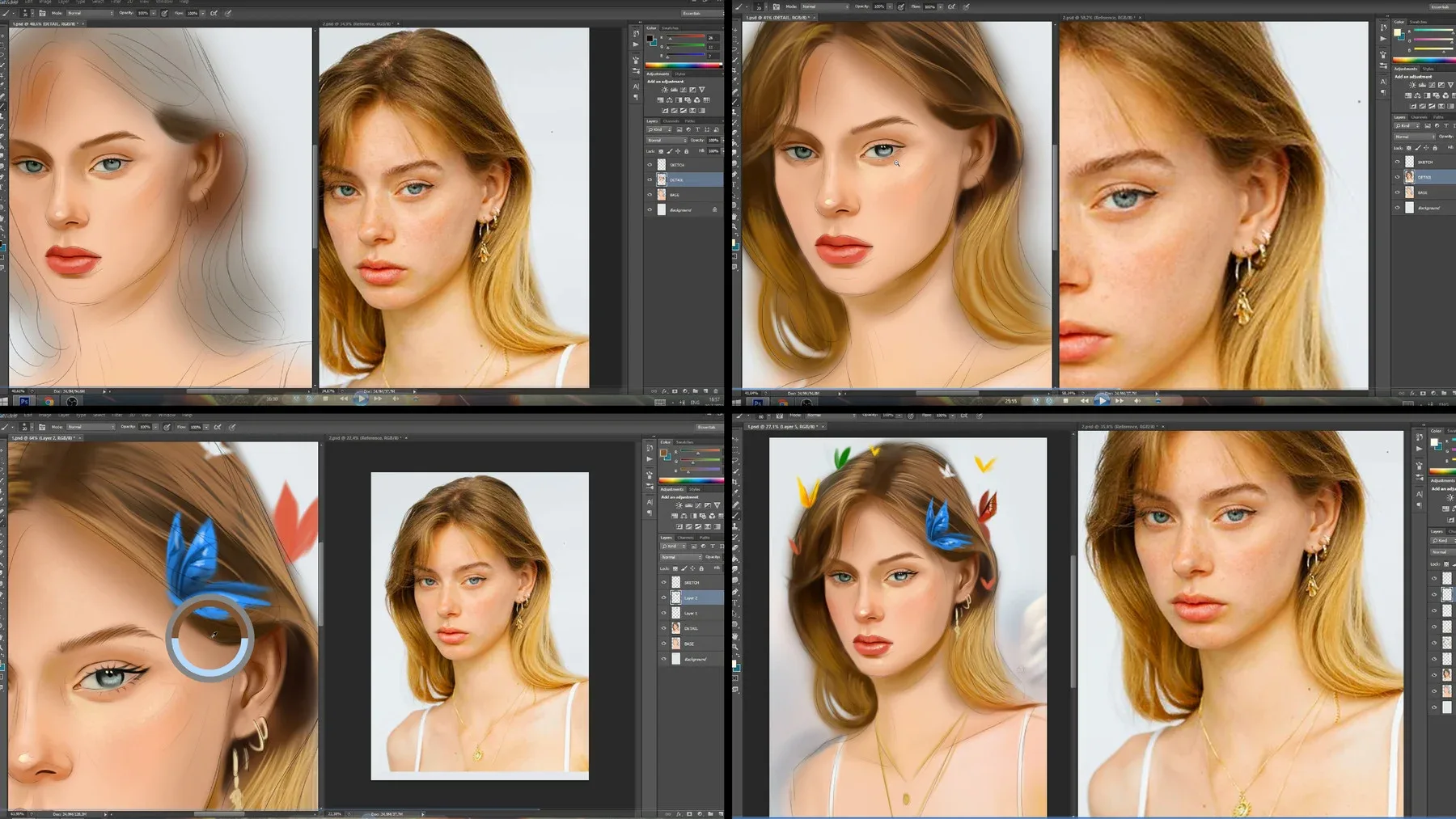 Two - Portrait video tutorial bundle