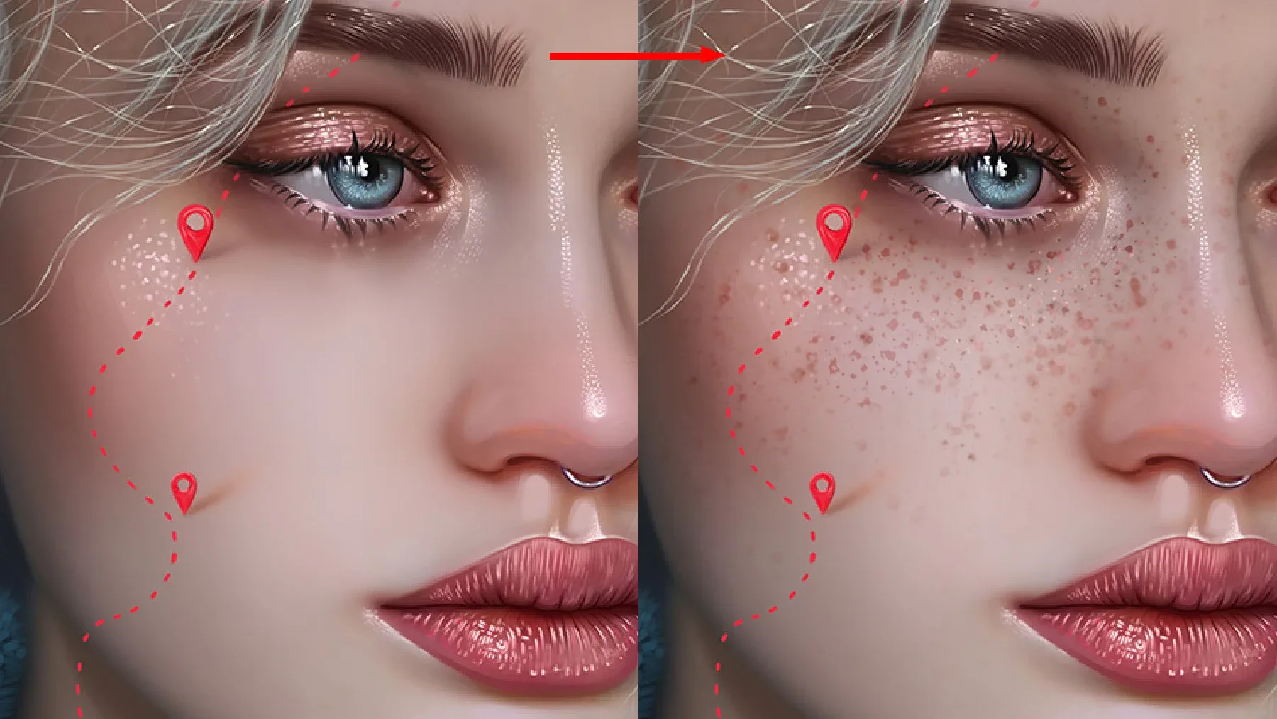 Freckles Brushes for Photoshop