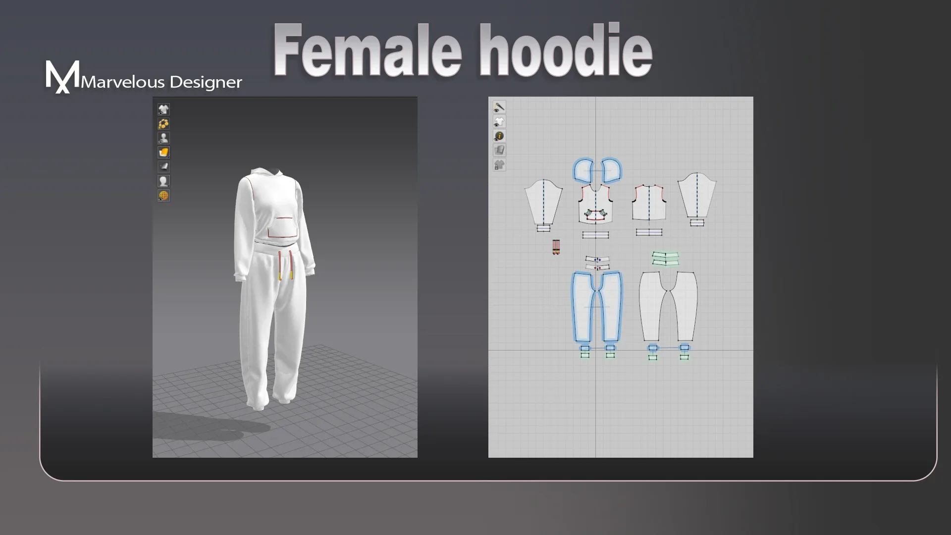 Female hoodie