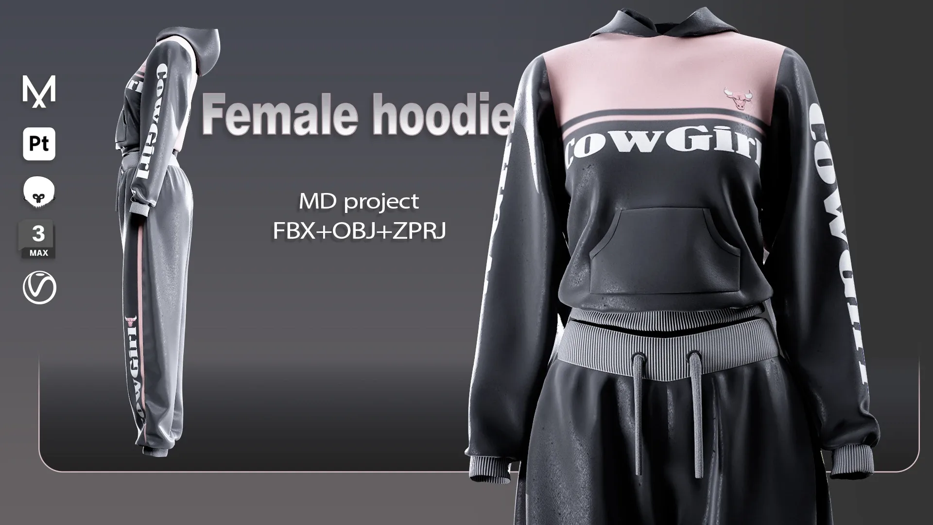 Female hoodie