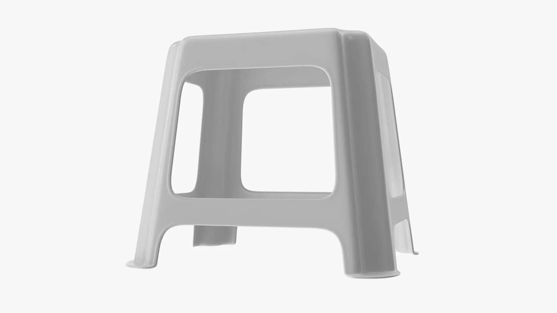 Plastic Stool FlippedNormals