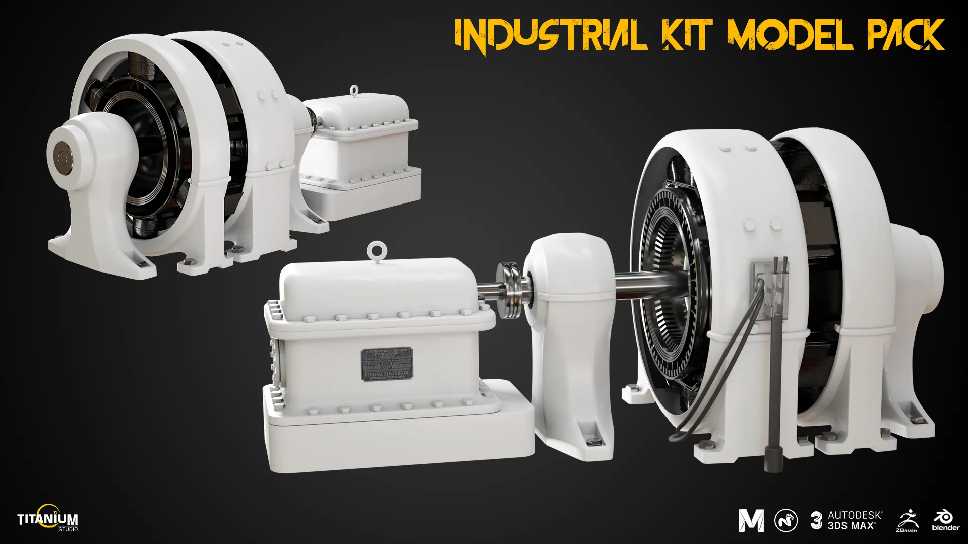 Industry Interior Kit 3D Model Pack