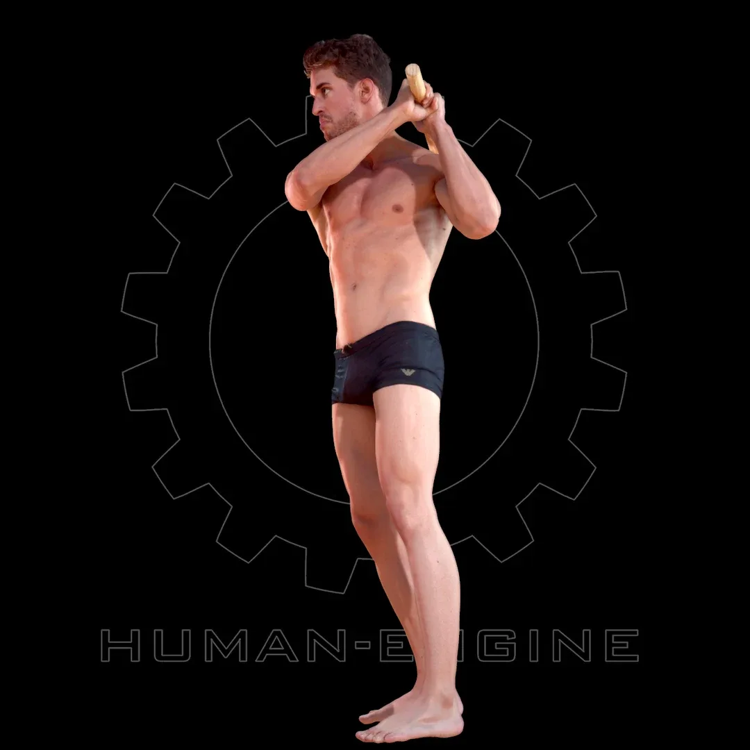 Male Scan - Mick Pose 002 High Poly