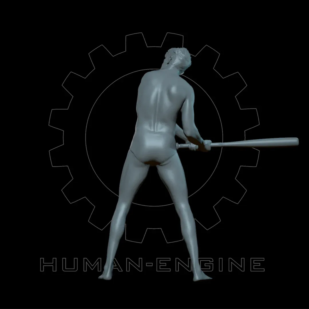 Male Scan - Dan Muscle Animation