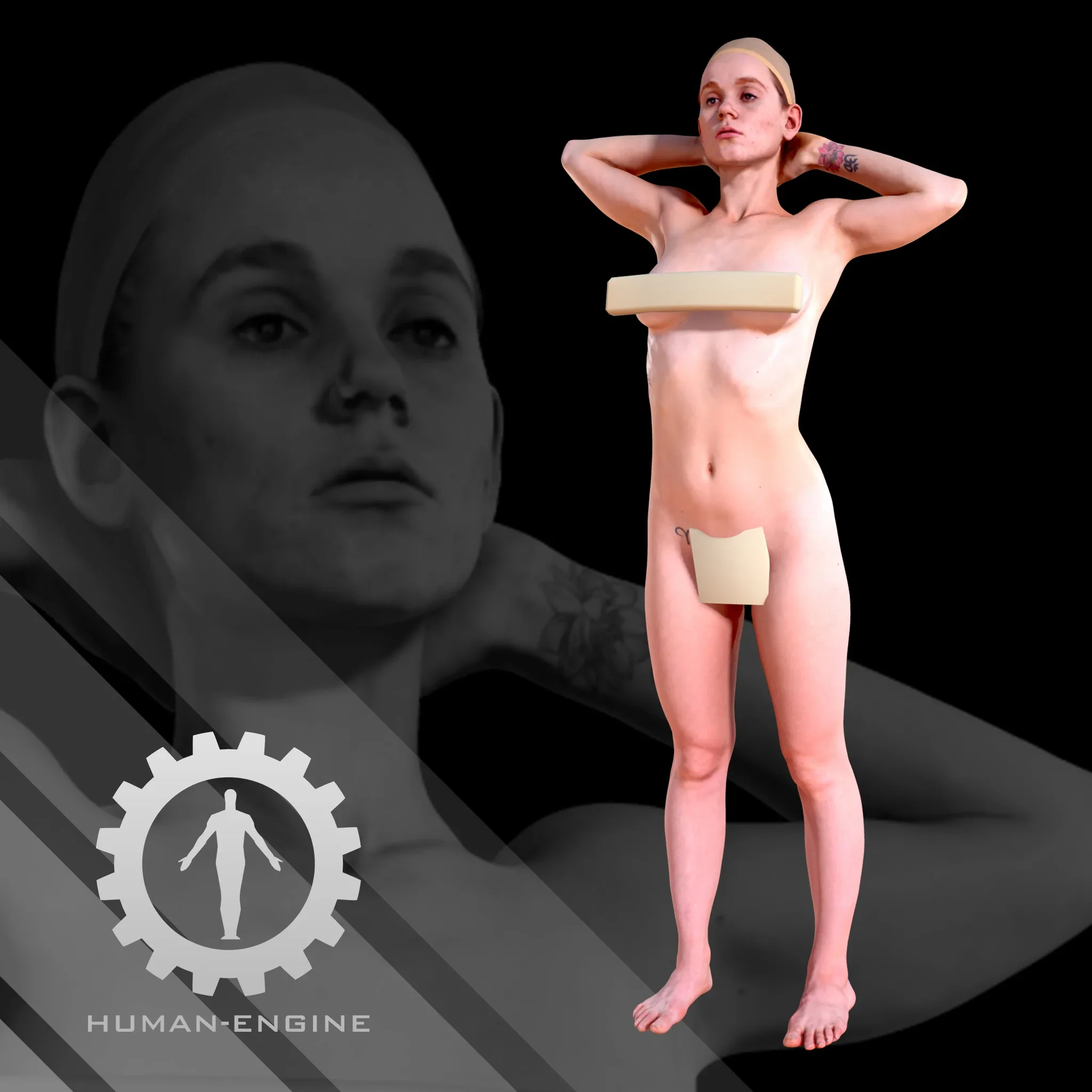 Female Scan - Helga 004 HighPoly