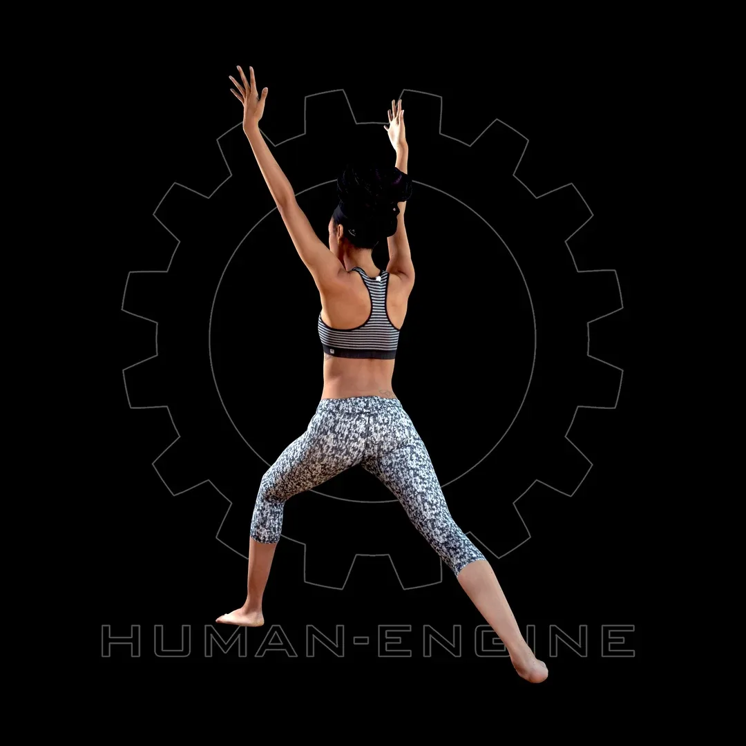 Female Scan - Sabrina Yoga Animation