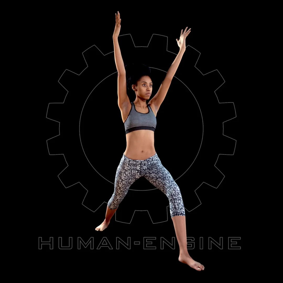 Female Scan - Sabrina Yoga Animation