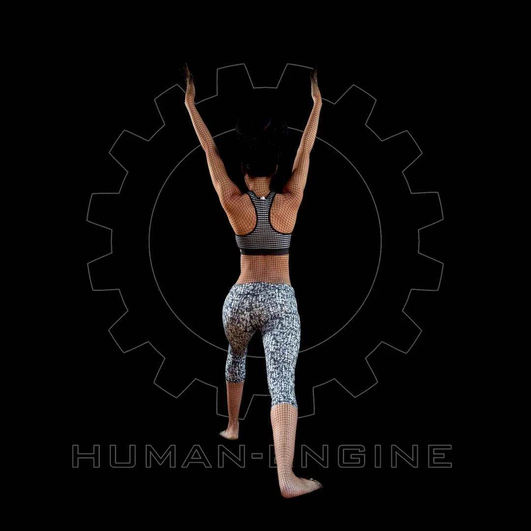 Female Scan - Sabrina Yoga Animation