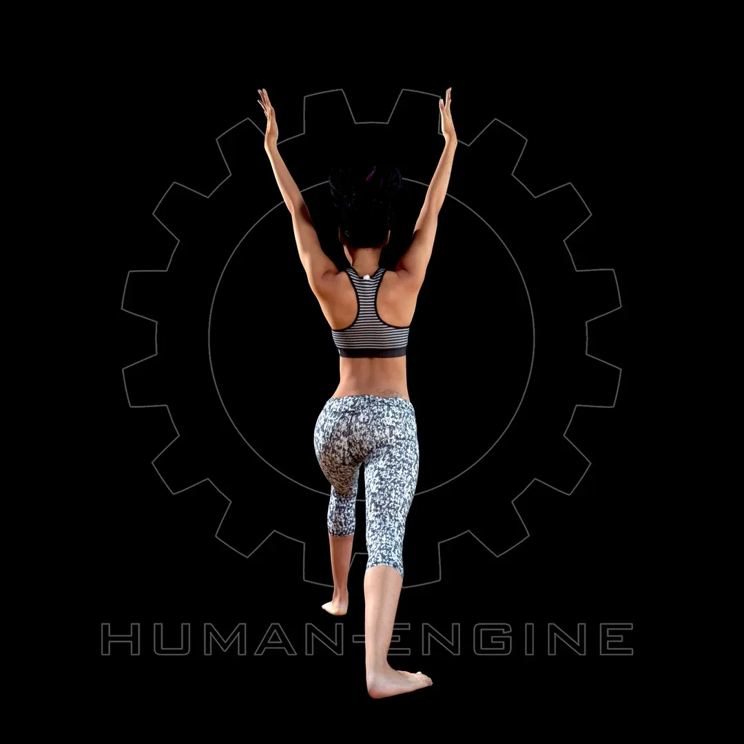 Female Scan - Sabrina Yoga Animation