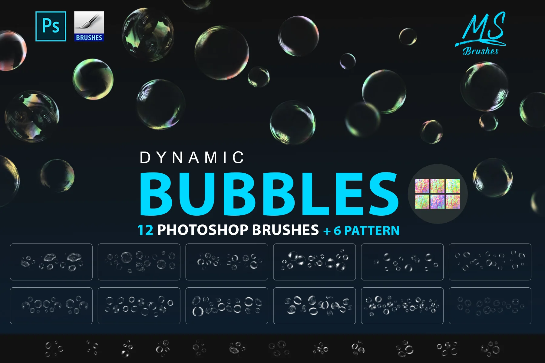 Bubbles Photoshop Brushes