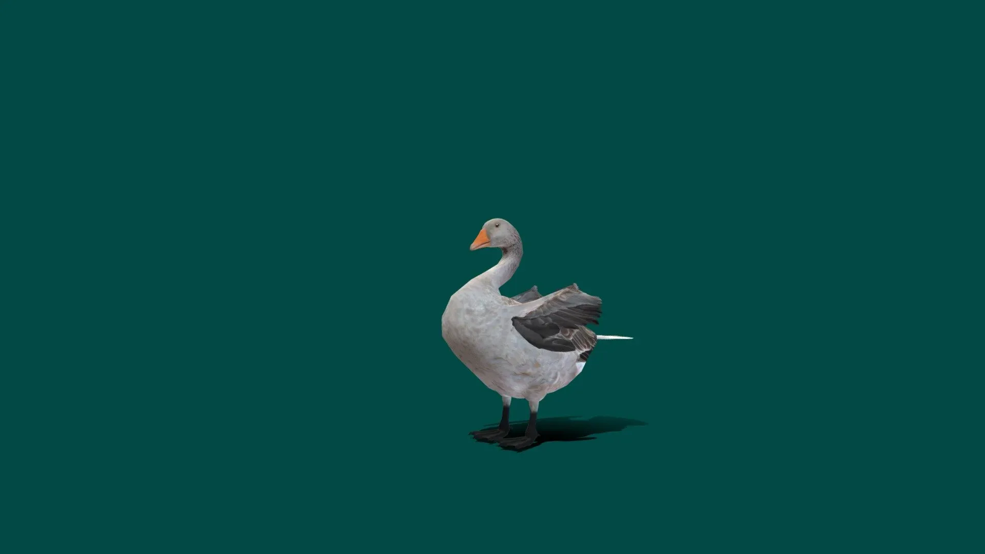 Goose low poly