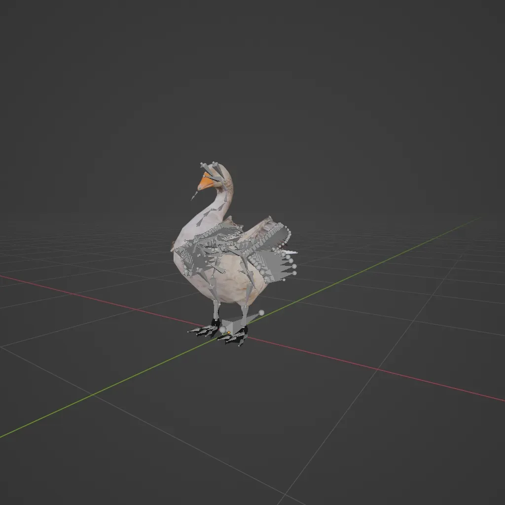 Goose low poly