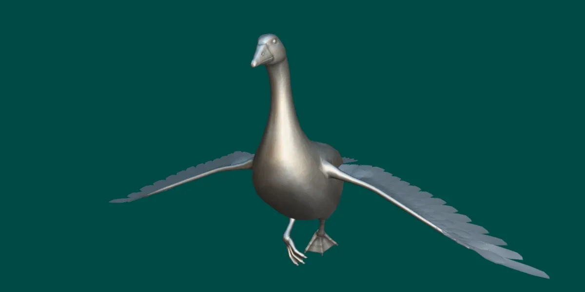 Goose low poly