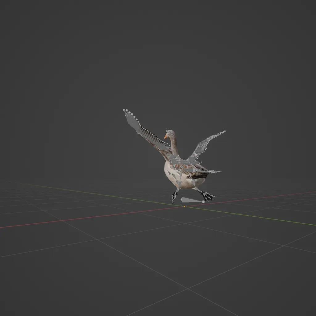 Goose low poly