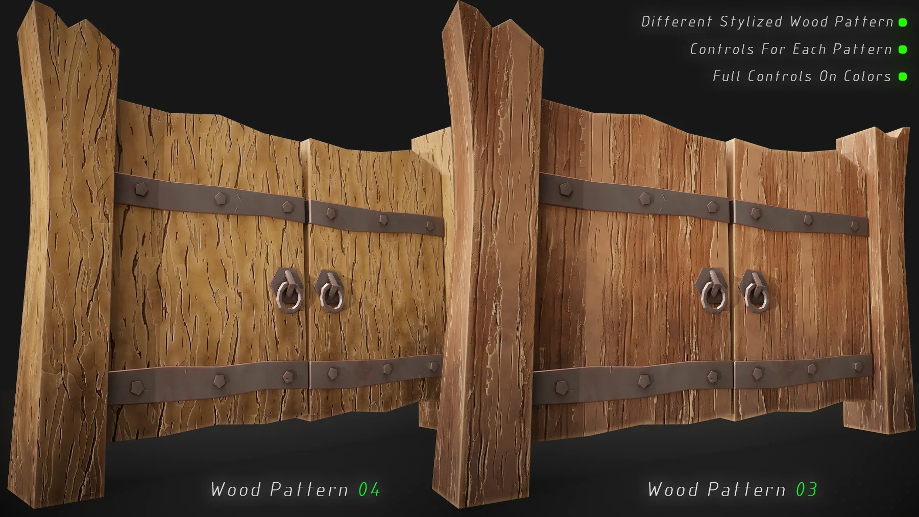 Stylized Wood Material Generator (SBSAR) Vol.10