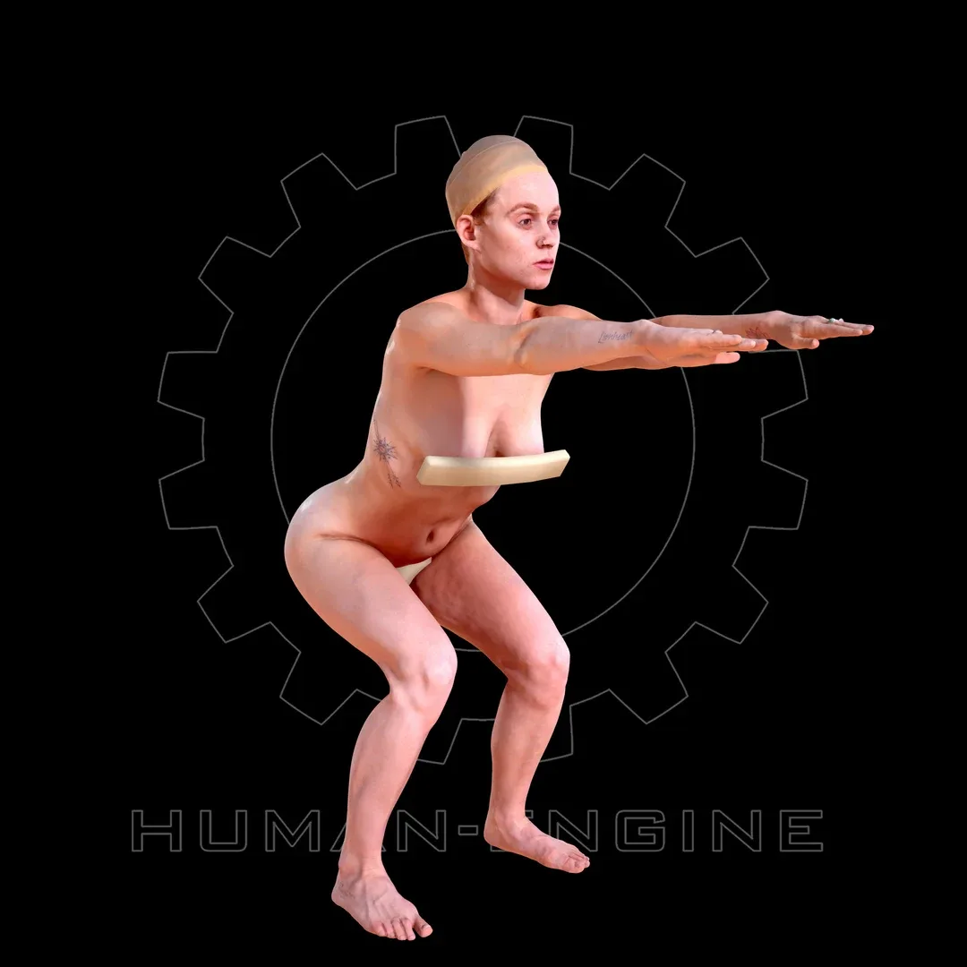 Female Scan - Helga 007 High Poly