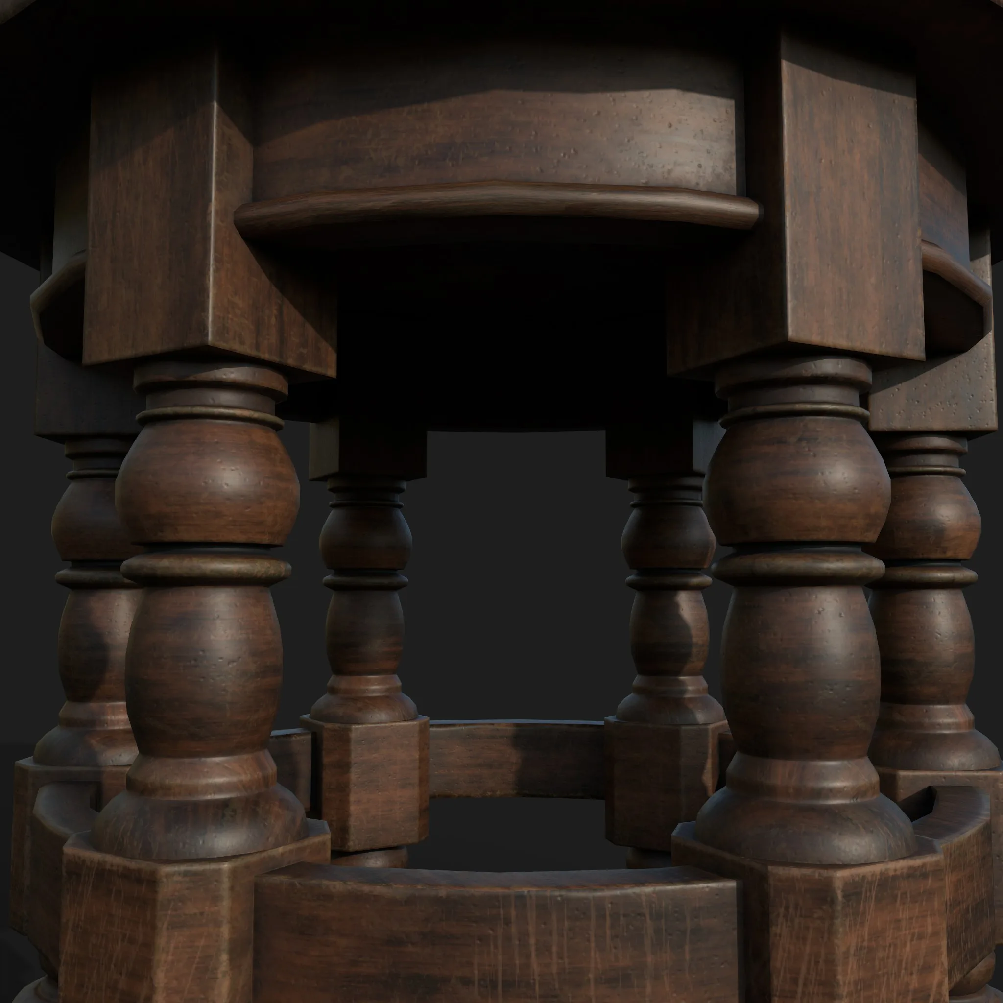 WOODEN ROUND TABLE TEXTURING TUTORIAL
